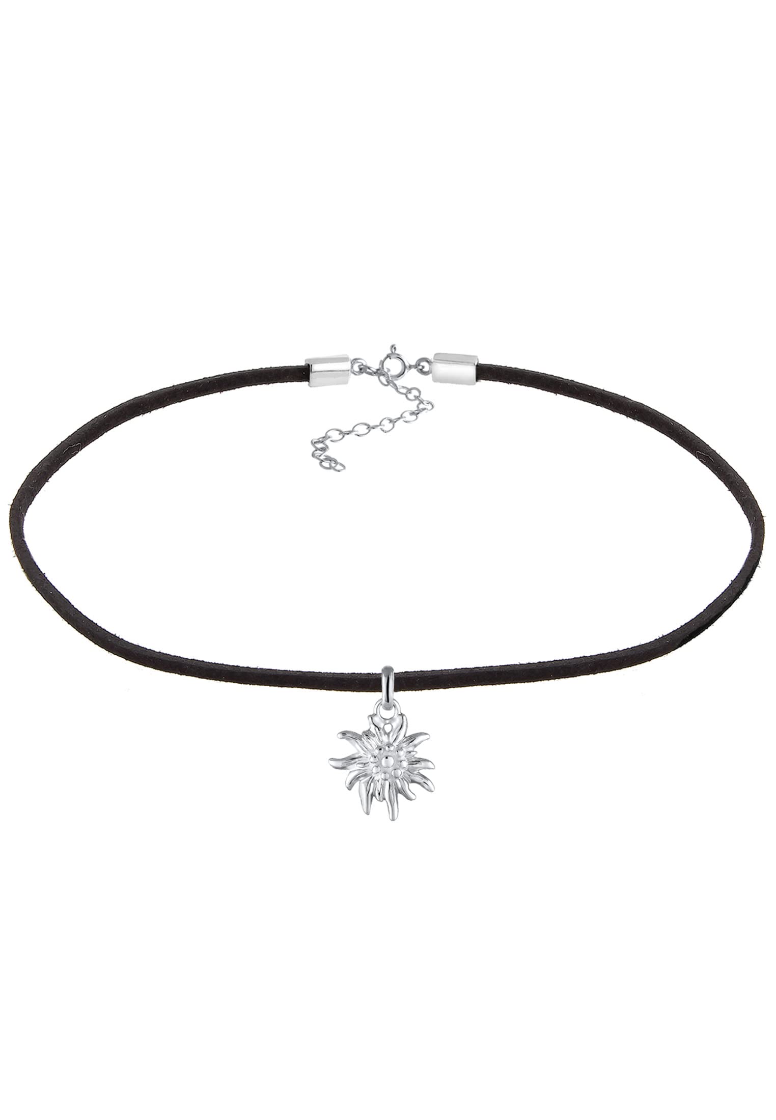 Elli necklace ladies choker sun pendant trend in 925 sterling silver
