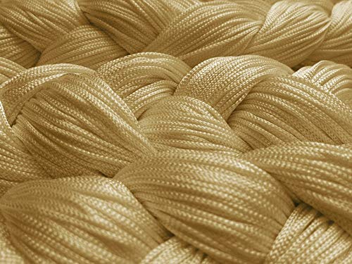 Kaikoon Fadenvorhang Currygelb Gold 150 cm x 300 cm (BxH) Raumteiler & Türvorhang