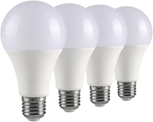 Miniatura 10 de Paquete de 6 bombillas LED de repuesto con certificación UL, 50, 100, 150 W, luz diurna 5000K, bombillas A19 de tres vías con base E26, 70014002100