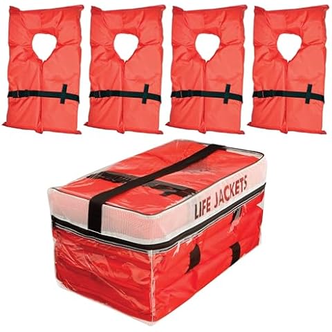 Absolute Outdoor Kent Clear Storage Bag with Type II Life Jackets Cover