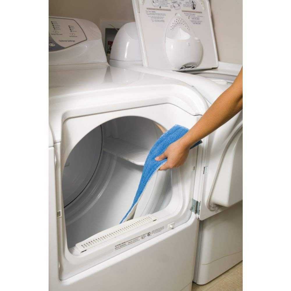 Rubbermaid FGQ40900BL00 - Fregona húmeda de microfibra estándar de 18 pulgadas, color azul (12 unidades)