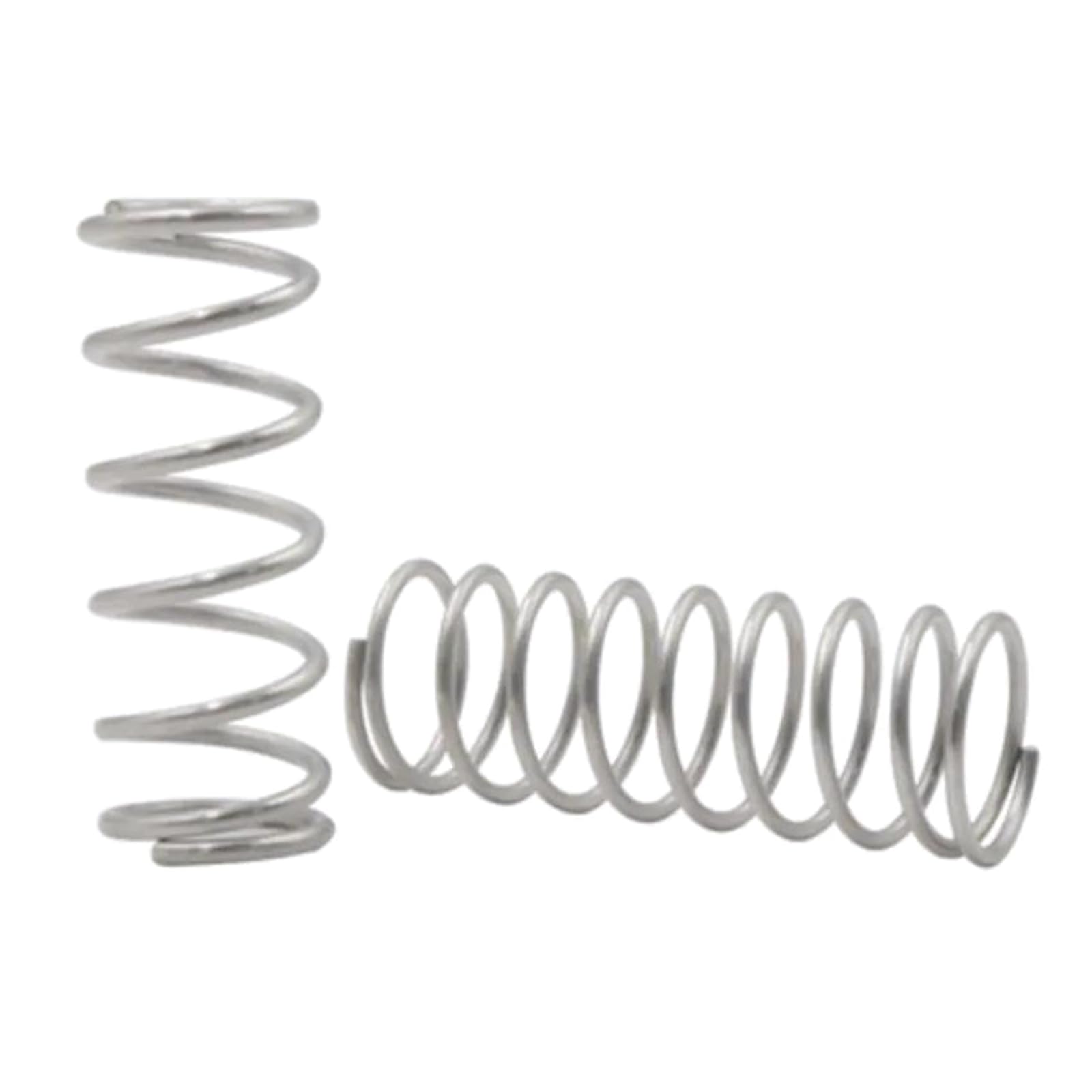 5x Edelstahl-Druckfedern 3,5 X 48 X 60 Mm – Silber, Rostfrei, Für Geräte & Möbel