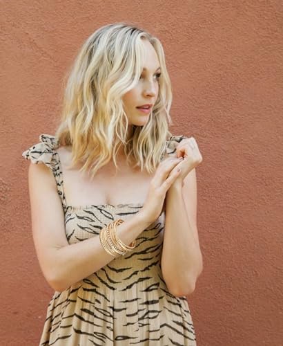 HIIXHC Bangles Bracelets for Women Bracelet Stack Chunky Indian Multi Bangle Bracelet Set Punk Bracelets Jewelry for Women Gift4