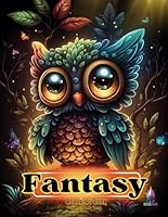 Fantasy Coloring Book for Adults and Teens: A World Full of Magic with Over 50 Adorable Gnomes , Cute Monsters Witches , Dragons, Fairies and more. ... for Fantasy Lovers! (Fantasy Coloring Books) B0CTJ52P6Z Book Cover