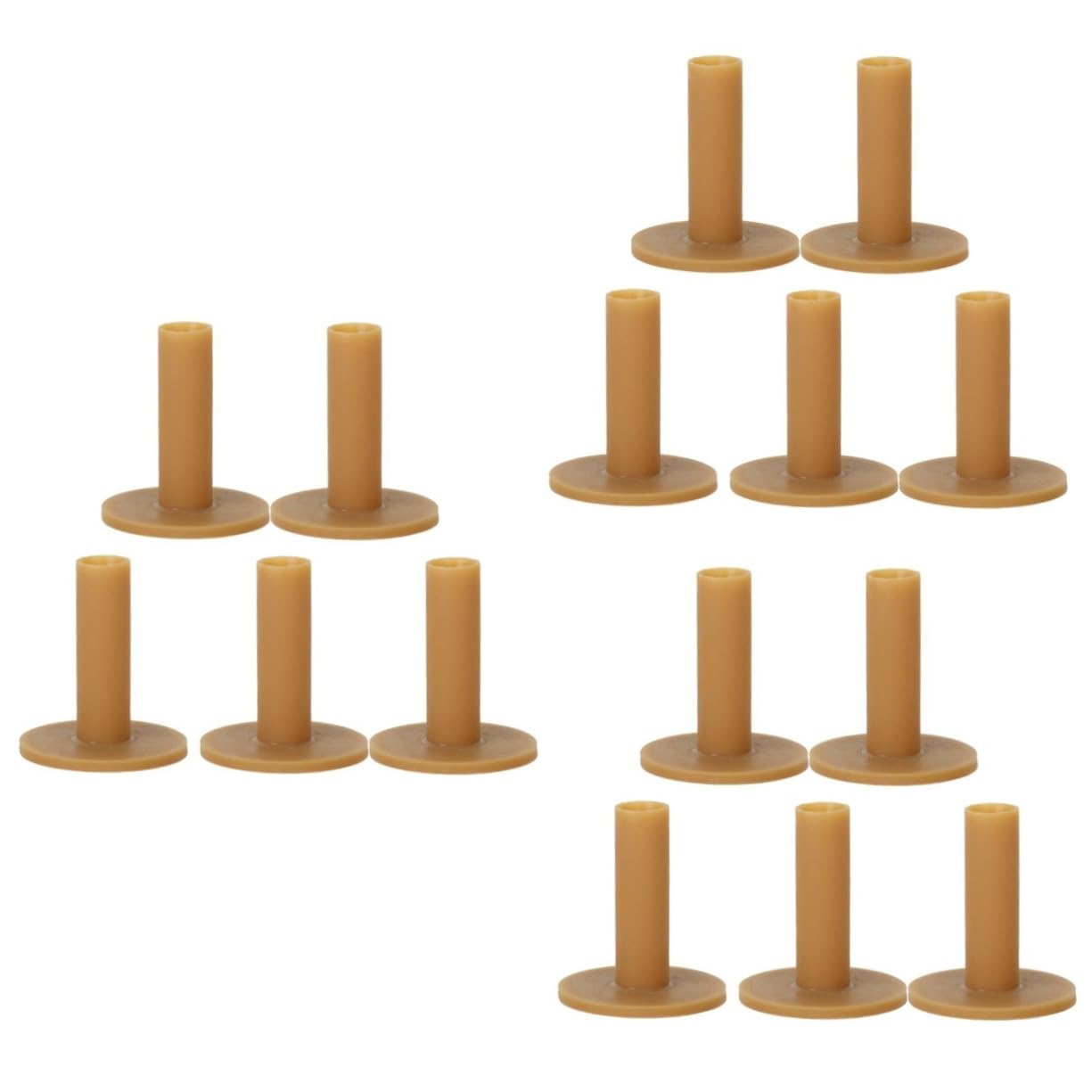 VANZACK 15 STK T-Stücke 70 mm Farbkombinationsplatte Erde Golf-Tees Millimeter-Kombinationsplatte golfset golfschläger golfzubehör Gummi-T-Shirt 70 mm T-Stück