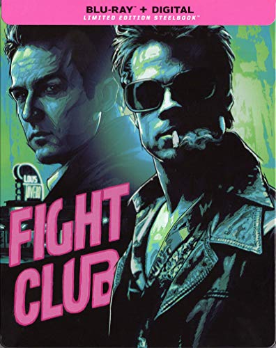 FIGHT CLUB BLU RAY + DIGITAL COPY SteelBook Limited Edition BRAD PITT 2018