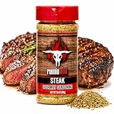 Runnin’ Wild Steak Seasoning – Bold & Savory Smokehouse Flavor | Premium Grilling Spice Rub for Steak, Burgers, Brisket, Lamb & Chicken | No MSG added, No Artificial Flavors or Fillers - 7.0 ounces