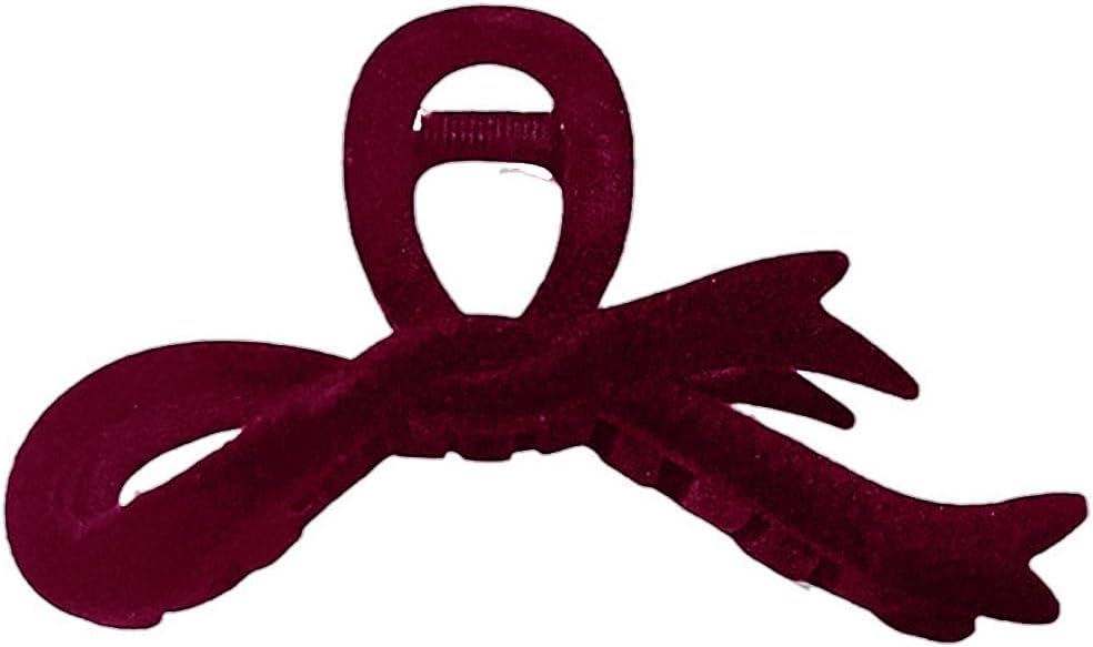 Elegant Butterfly-Shaped Hair Clip - Solid Color Bow Design, Perfect for Parties, Christmas, New Year's Dances, and Casual Wear