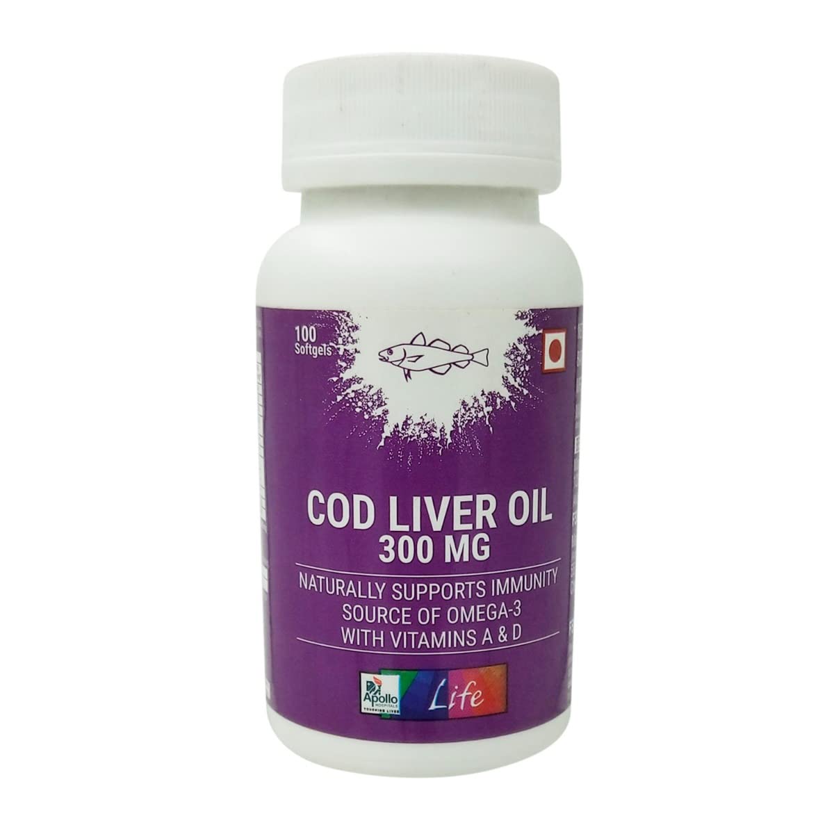 Apollo Life Cod Liver Oil 300 mg, 100 Capsules (B09WVDWPYG) Amazon Price History, Amazon Price Tracker
