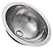 Nantucket Sinks RLS-OF Hand Hammered Stainless Steel Bath Sink w/Overflow