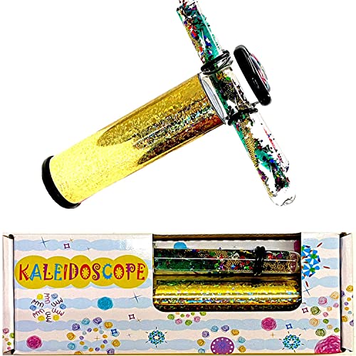 Star Magic Liquid Kaleidoscope Tube - Glitter Wand Kaleidoscope-Continuous Movement Kaleidoscope, (One Random Colored In Gift Box) #TOP5