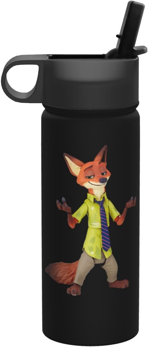 Amazon | ズートピア ニック・ワイルド 水筒 直飲み 魔法瓶 マグボトル