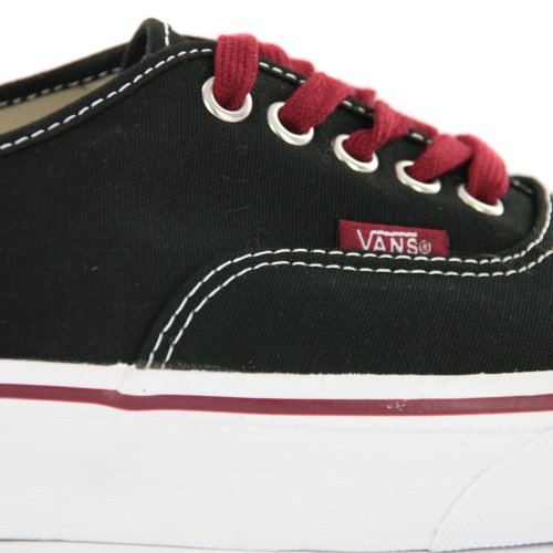 Vans Vans Unisex U Authentic Black Tawny Port Sneakers -Black-7.5