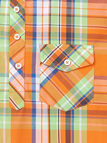Image of CuB McPAWS be curious Boy's Checkered Regular Fit Shirt