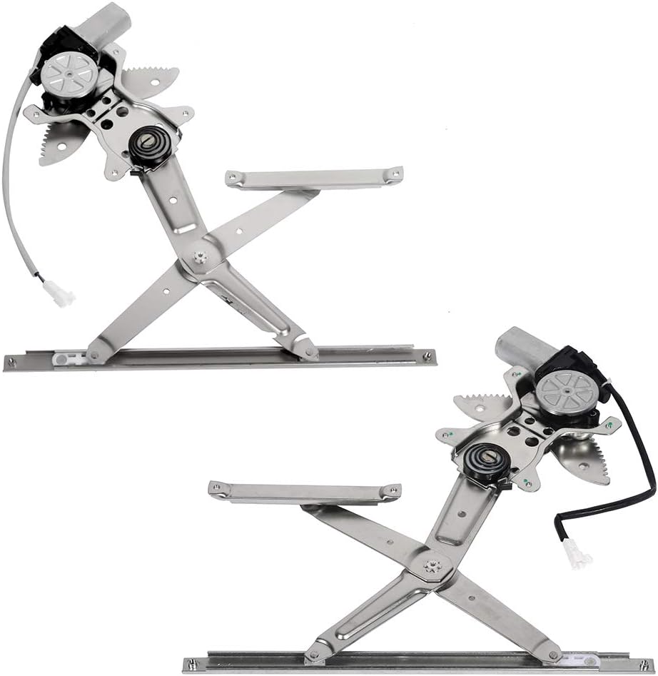 AINTIER Front Left Driver Side+Front Right Passenger Side Power Window Regulators with Motor fits for Chevrolet Prizm 1998-2002,for Toyota Corolla 1998-2002 741-802 741-801