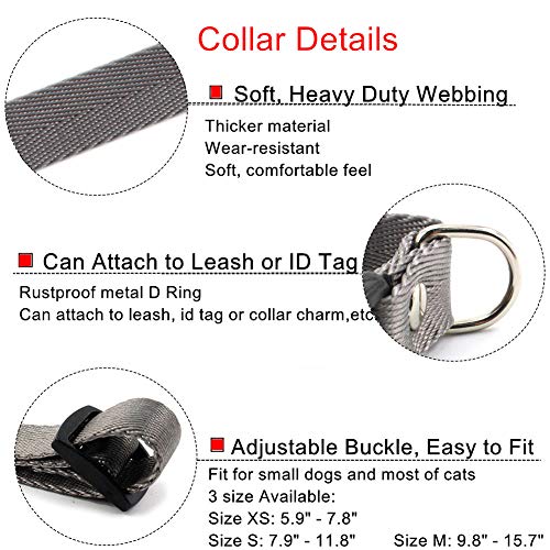 Geranium-Flower-Cat-Dog-Collar-Bow-Tie-Nylon-Puppy-Necklace-with-Pearl-Bell-Chihuahua-Yorkie-Clothes-Costume-Outfits-Accessory-Adjustable-and-Handmade-Pink-Size-XS - Cucciolini Doodles   Geranium-Flower-Cat-Dog-Collar-Bow-Tie-Nylon-Puppy-Necklace-with-Pearl-Bell-Chihuahua-Yorkie-Clothes-Costume-Outfits-Accessory-Adjustable-and-Handmade-Pink-Size-XS