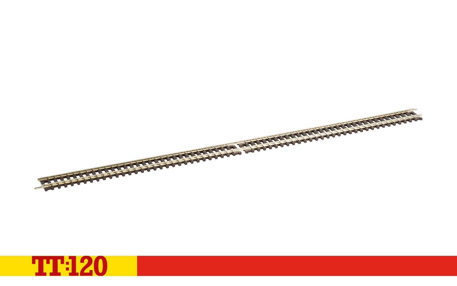 Hornby TT8005 Courbe De Jauge TT - 3Ème Rayon 30° - Pièces De Voie Supplémentaires Pour Ensembles Ferroviaires Miniatures, Comprend : 1X 353 Mm 3Ème Courbe De Rayon, Échelle 1:120