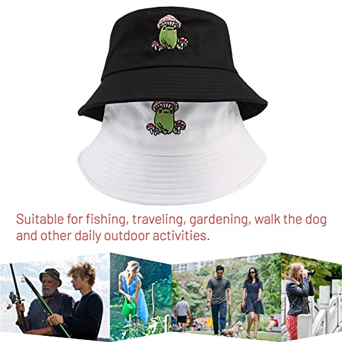 Sombrero tipo Bucket unisex de algodón para verano miniatura 7