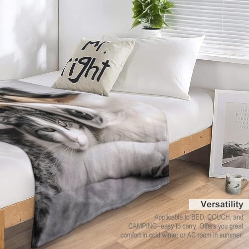 Couverture en lit épaisse douce pour soirées cocooning - 7
