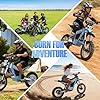 Tuttio Soleil01-GB Electric-Dirt-Bike - 2026 Upgrade 3000W Peak E-Bike, 14"/12" Fat Tire E-Motorcycle with 48V 21AH Battery 37MPH Mountain Off-Road Dirtbike for Adults Teens Boy Girl Age 13+ #5