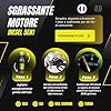 SNQR Pulitore Motore Diesel 5in1 375mL Ultra Concentrato | Pulizia Completa Iniettore, Turbo, FAP, EGR | Additivo Multifunzionale per la Completa Pulizia dei Motori a Gasolio | Risultato Immediato