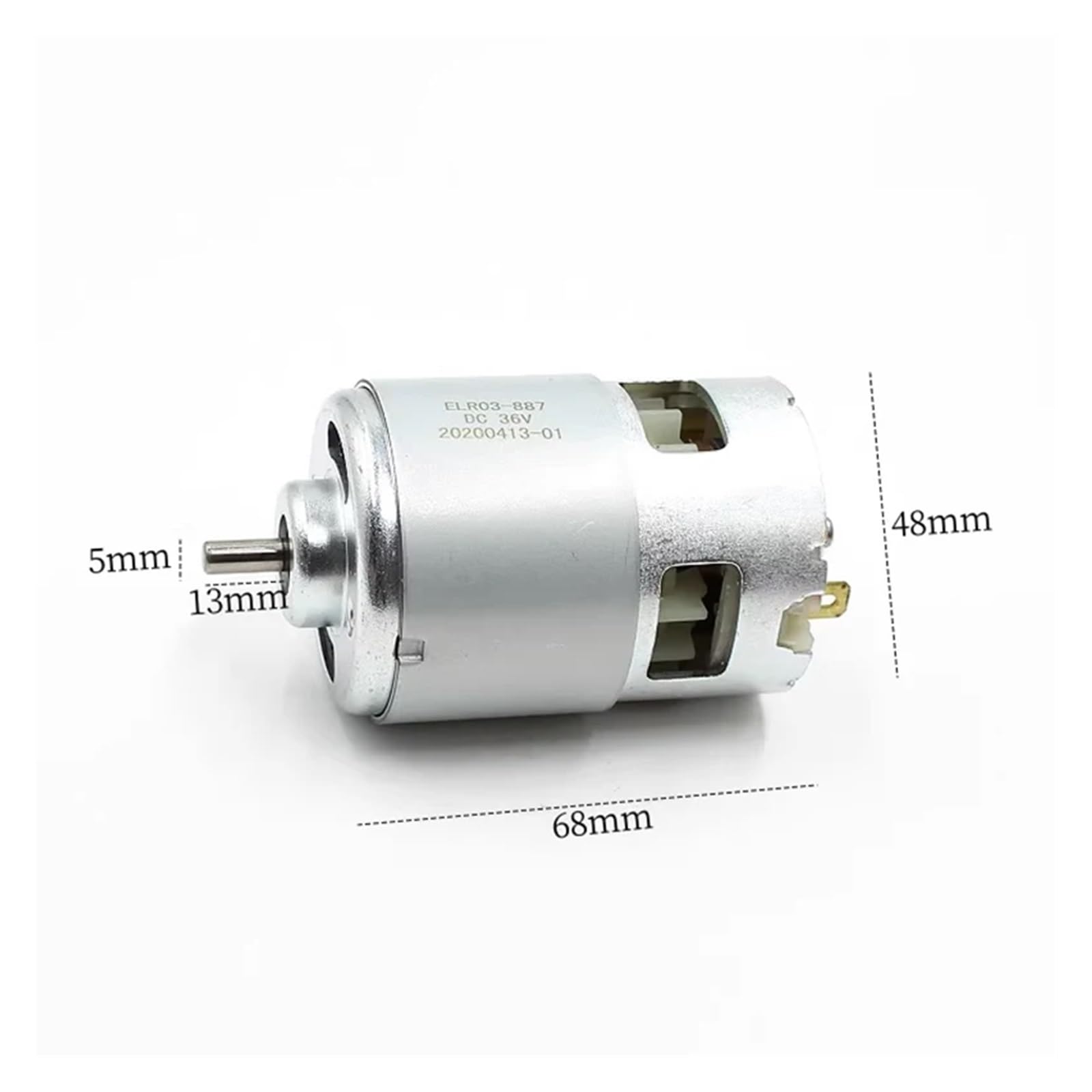RS-887 DC 18 V 24 V 36 V 18500 U/min Hochgeschwindigkeits-Doppelkugellager-48-mm-Motor mit großem Drehmoment