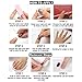 RikView French Press on Nails Oval Glossy Fake Nails Short White False Nails Full Cover Prom Nails for Women and Girls 24PCS/Set