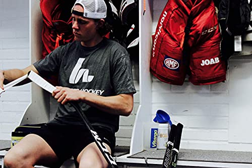 Howies Hockey Tape 6 Roll Pack - Cloth (1 Inch By 25 Yards Long) Clear/Poly (1" X 30Yds) Free Tape Tin (Choose Your Colors) White, Black, Clear Shin Pad Sock Tape (6 White) #TOP7