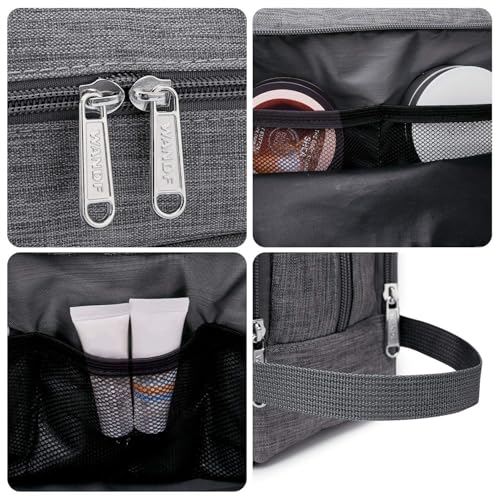 Wandf 5031 Toiletry Bag For Men Hanging Dopp Kit Water Resistant Shaving Bag Small Toiletry Bag thumb #3