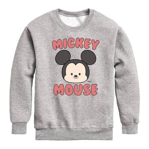 Disney - Mickey Mouse Head - Toddler & Youth Crewneck Fleece Sweatshirt