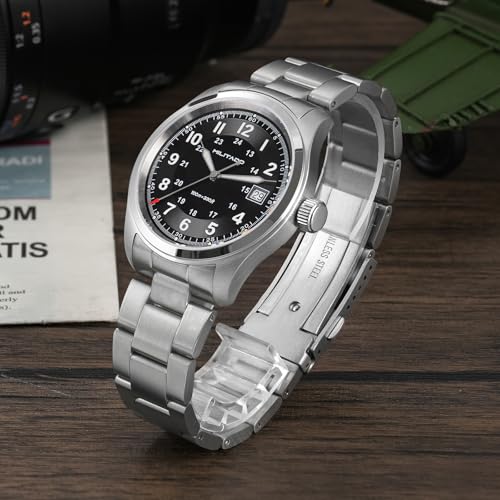 Image of TACTICAL FROG Militado ML08 Field Watch Japanese Sweep VH31 / 515 Movt with Calendar, Men's Military Watch Sapphire Crystal 10 ATM Waterproof Analog Watches for Men