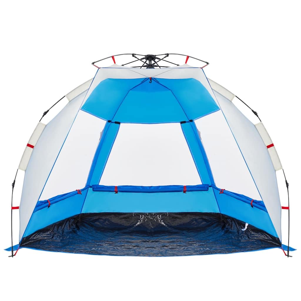 Mangloder Strandzelt Personen Azurblau mit Quick-Release Wasserdicht für Camping, Strand, Garten und Outdoor Aktivitäten, leichtes, kompaktes Familienzelt mit stabilem Design