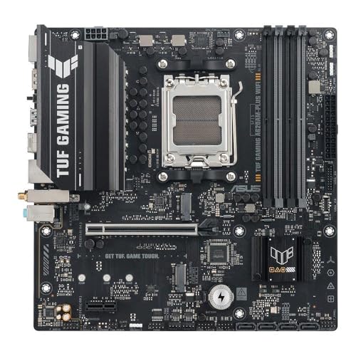 ASUS TUF GAMING A620AM PLUS WIFI Carte mère micro ATX Socket AM5 AMD A620A Chipset USB 3.2 Gen 1 USB C 3.2 Gen 1 USB 3.2 Gen 2 2.5 Gigabit LAN Wi Fi 6 Bluetooth carte graphique... - vue 6