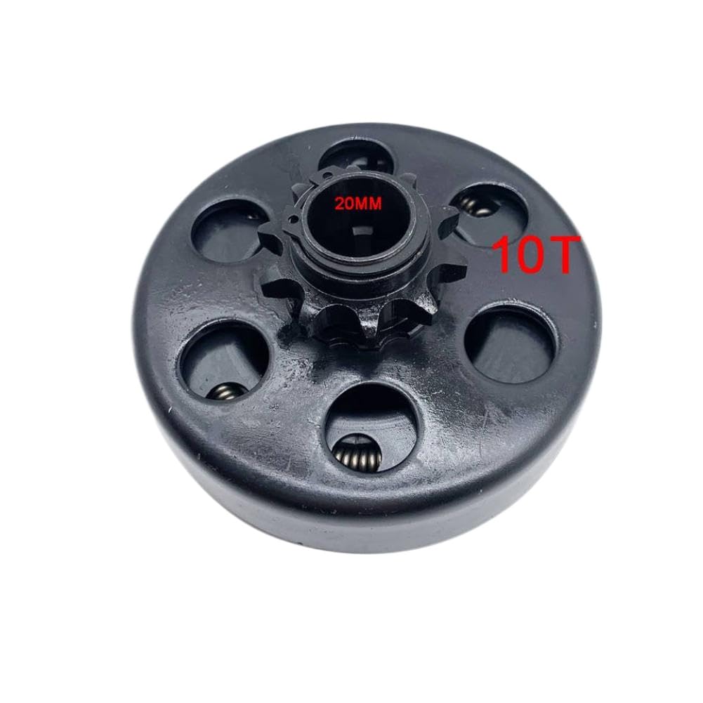 20 mm Conjunto de Embrague centrífugo de 10 Dientes Compatible con Go Kart