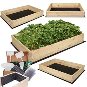 MODO24 Hochbeet Holz Kiefer Massivholz Natur