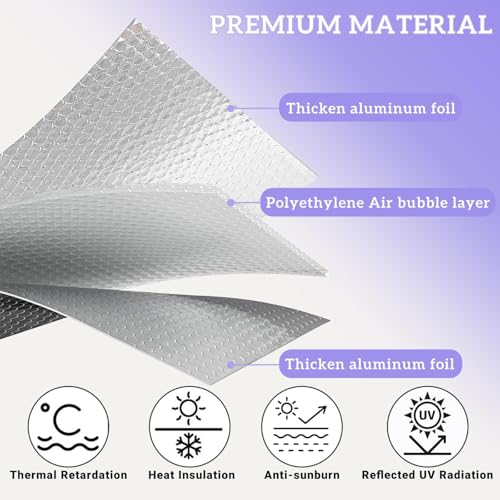 Image of Climashield Water Tank Cover for 1000 Litre Tank with Monkey Spikes - Multi-Layer Insulated Thermal Shield for Hot & Cold Weather - UV & Rain Protection Jacket for Rooftop Tanks - DIY Easy Install