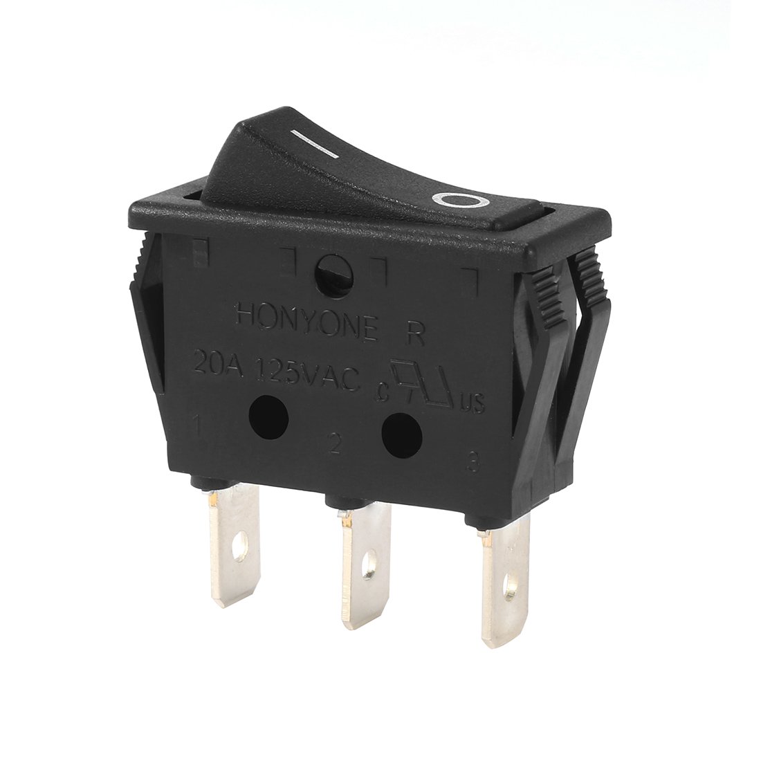 40% Off Discount uxcell 10Pcs SPST 2 Position On/Off 3Pin Boat Rocker Switch Toggle AC250V/AC125V 16A,for Boat,32x14mm,Snap