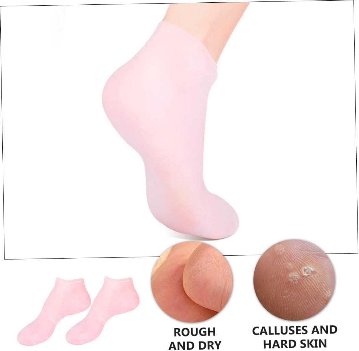 FOMIYES 1set Moisturizing Hand Gloves Foot Care Socks for Cracked Foot Treatment
