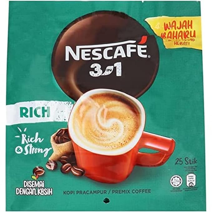 Nescafe 3 in 1 | Rich Coffee | Rich & Strong | 25 Sticks - 450g (Imported) (B0CYXWM1RD) Amazon Price History, Amazon Price Tracker