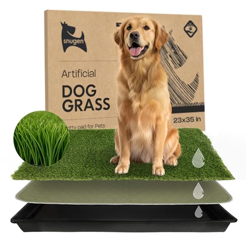 Dog Grass Pad with Tray 23”x35” – Artificial Grass Pad