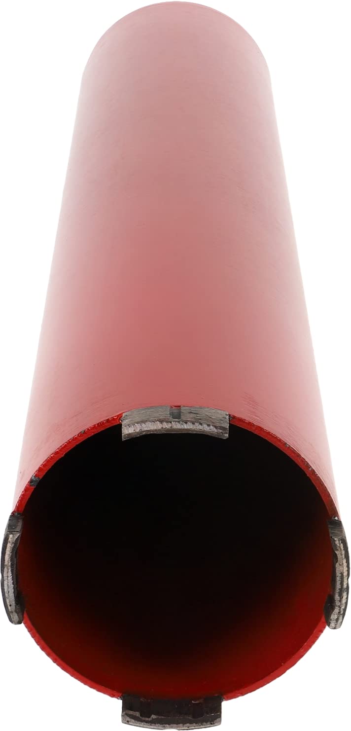 PRODIAMANT Premium diamentowa koronka wiertnicza na sucho 82 mm x 1 1/4 cala koronka wiertnicza na sucho 82 mm 400 mm długość użytkowa