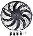 LSSOCH New Puller Fan 30100384 Compatible with SPAL VA10-AP9/C-25S 12V/ Ø305mm (12in)
