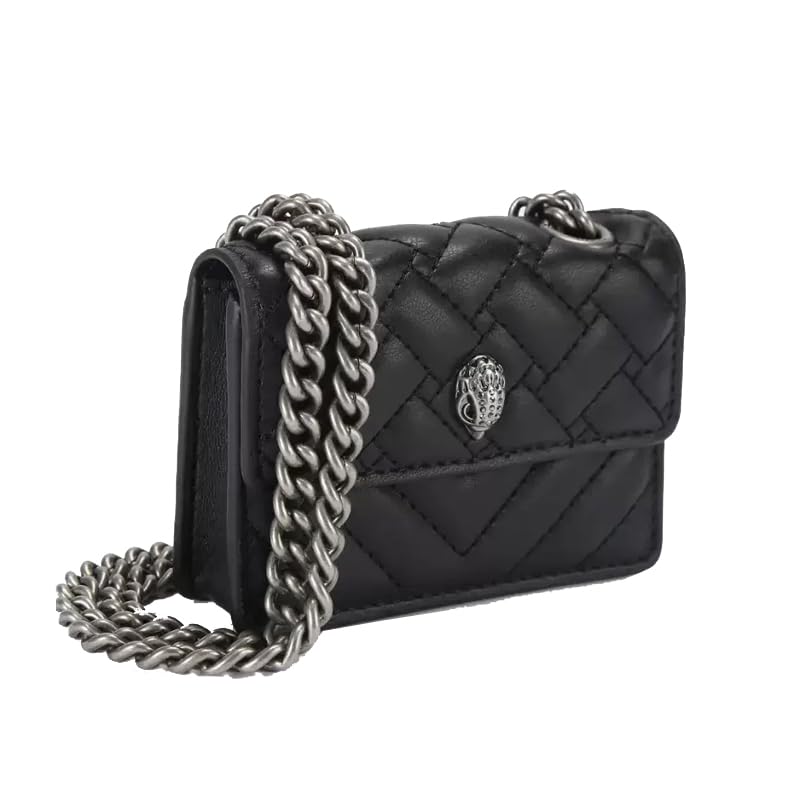 Crossbody Shoulder Bag for Women Leather Mini Purse with Chain Strap