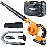 AOBEN Kabelloses Laubbläser, 21 V, mit Akku und Ladegerät, elektrisches Laubbläser...