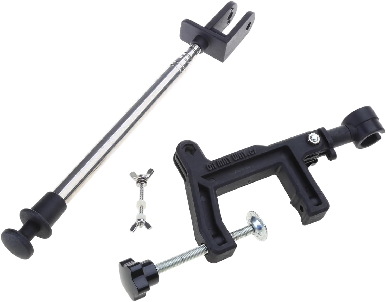 Adjustable Transducer Bracket Fishing Finder Mount Fishfinder Rack Stand Telescopic Fitting Hardware