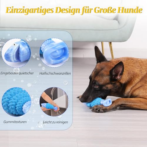 WinTour Kauspielzeug Hund Unzerstörbar, Interaktives Hundespielzeug Große Hunde, Hundespielzeug Quietschend, Hundezubehör Für Große Hunde Kauartikel, Nicht Zutreffend Kauknochen Hund Klein