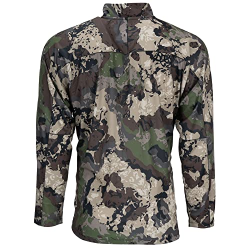 Pnuma Outdoors Renegade 1/4 Zip Pullover, Caza Camo, Breathable, Odor Control, 100% Polyester, Loose Fit (RG-QZ-CZ)2