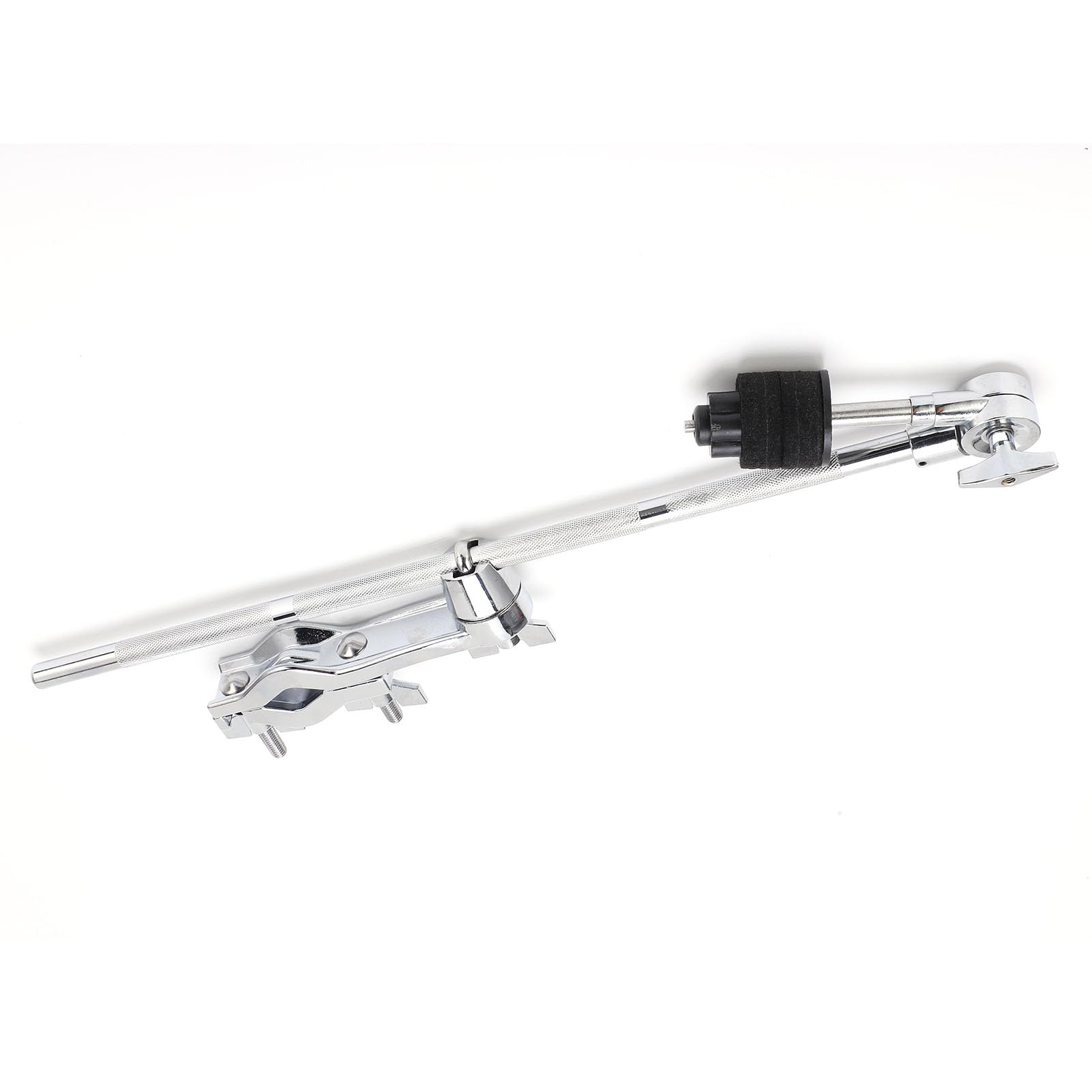 Drum Kit Extension Clamps Adjustable with Felt Pad, Heavy Duty Cymbal Holder, Drum Rack Accessory, Easy to Install, outstanding Replacement, Silver