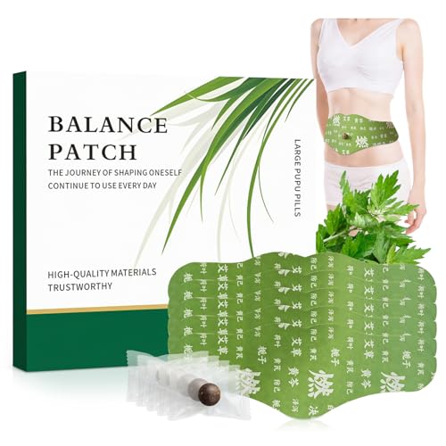 Herbal Patch Pad Balance Mugwort Herbal Navel Patches for Menstrual Cramp Relief Supporting Reduced Bloating Appearance Promotes Abdominal Comfort Non-Irritating Design 1 Boxes 5 Piece (1 Box)