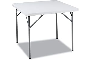 IndestrucTable Classic Folding Table, Square, 200 Lbs. Capacity